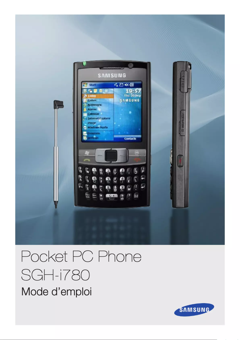 Image de la première page du manuel de l'appareil SGH-I780
