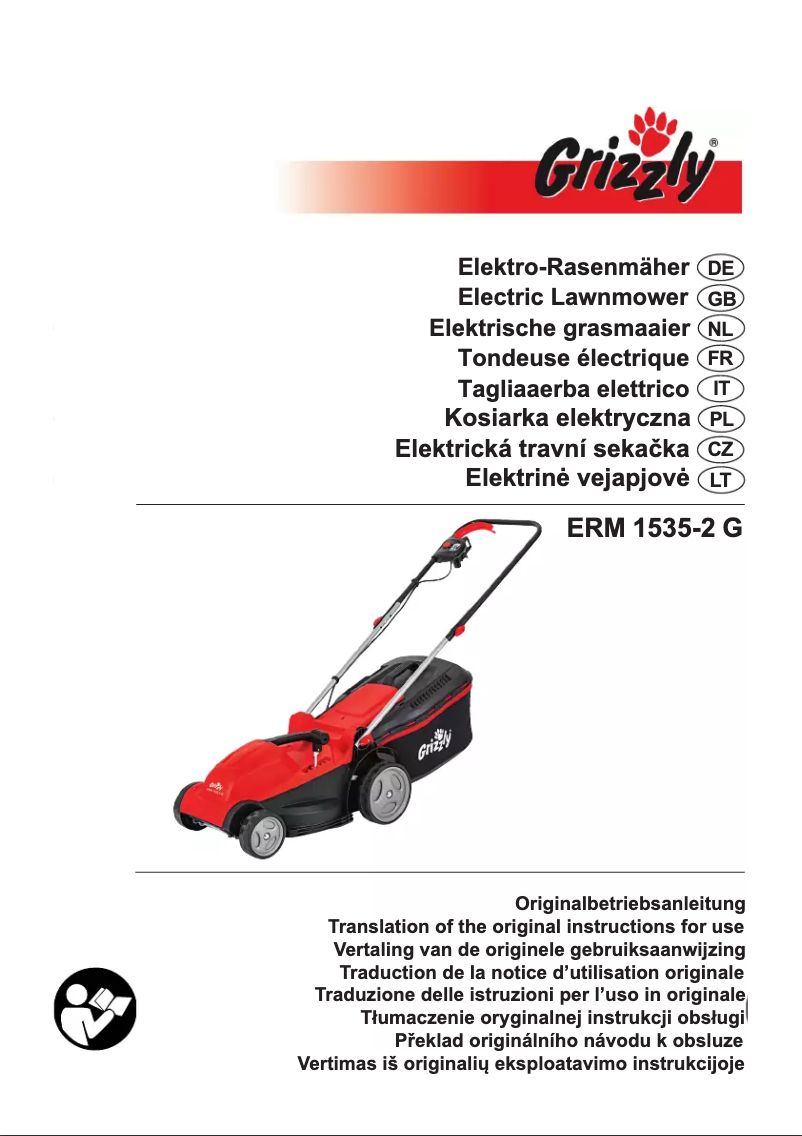 Page n°1 - Manuel utilisateur Grizzly ERM 1535-2 G