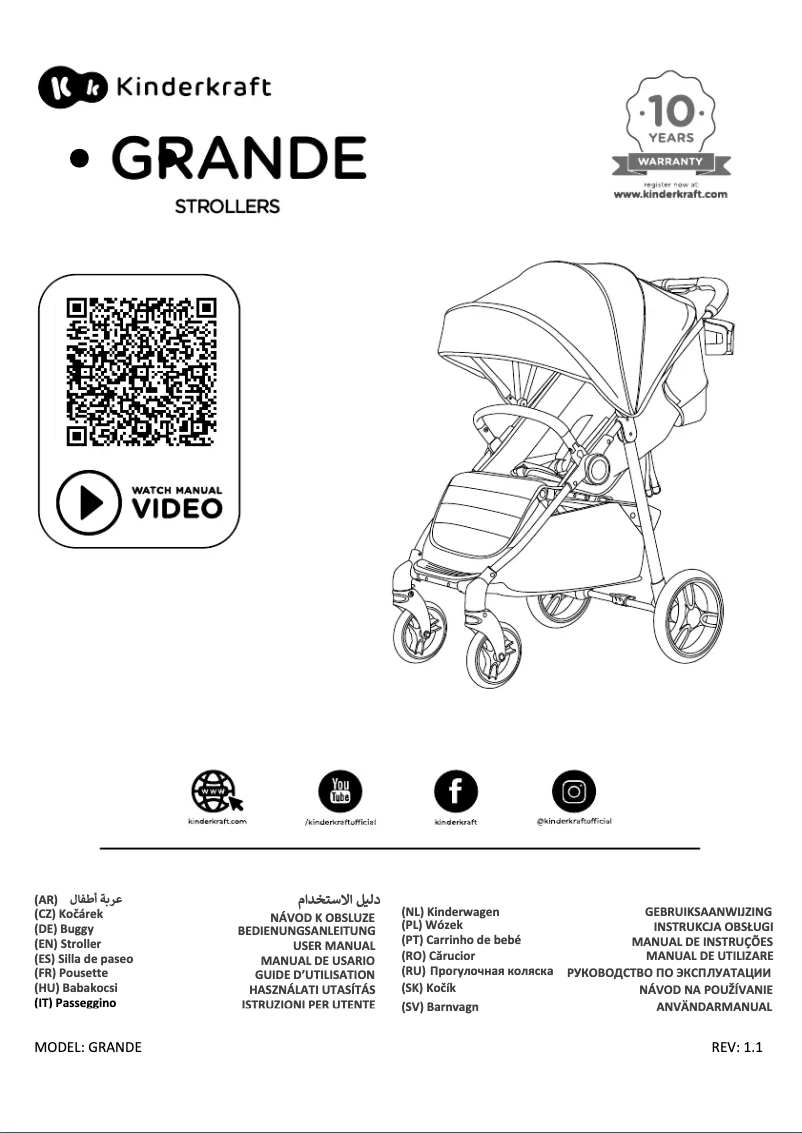 Image de la première page du manuel de l'appareil GRANDE LX