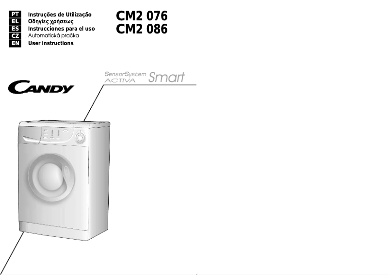 Page 1 de la notice Manuel utilisateur Candy CM2086-18S