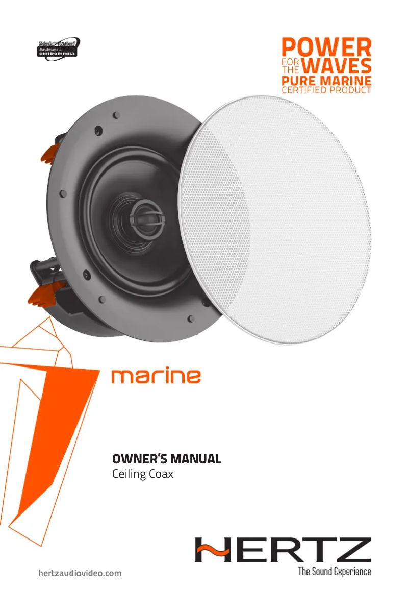 Page n°1 - Manuel utilisateur Hertz HEX 6.5 IC-W
