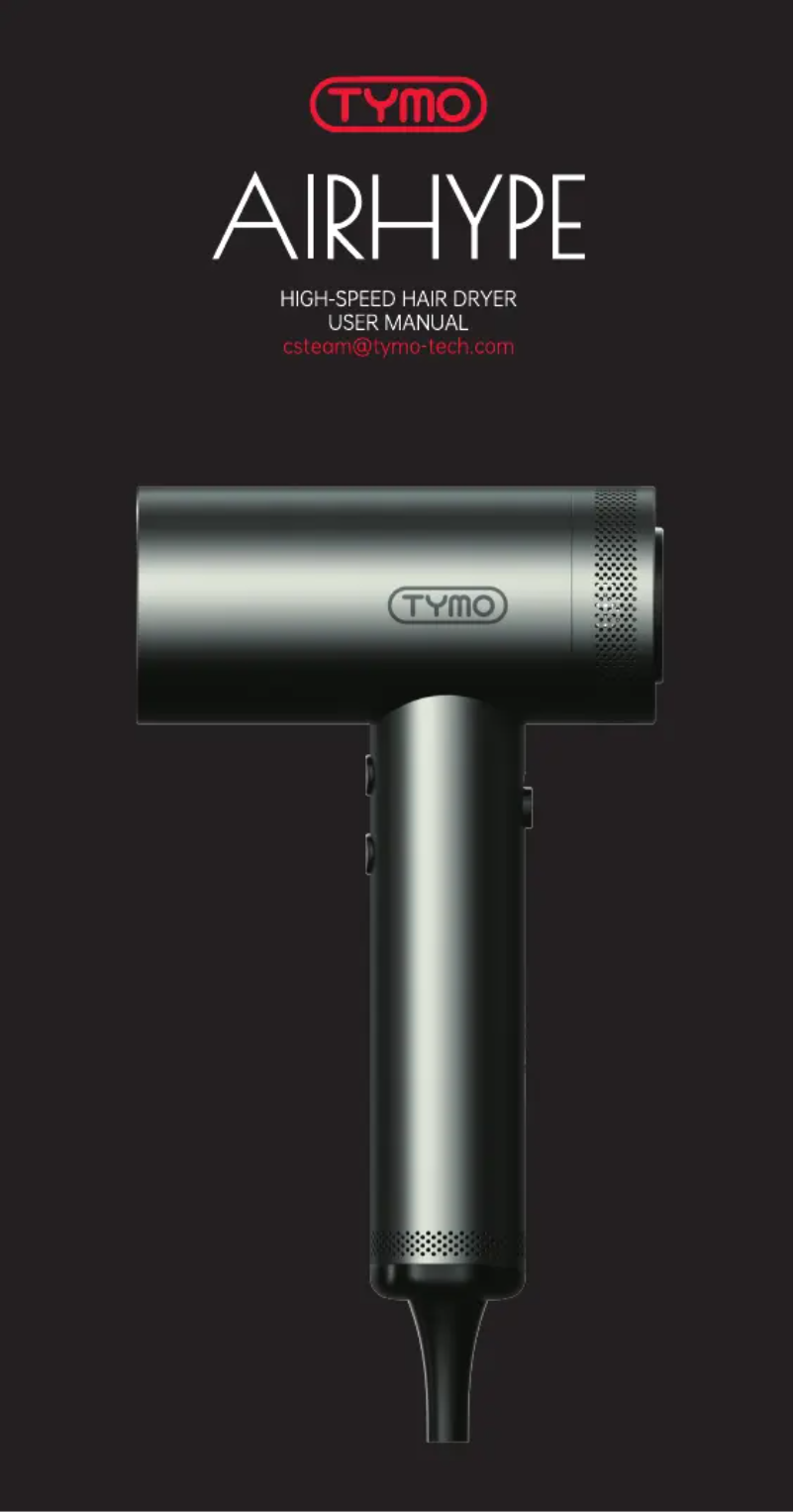 Page 1 de la notice Manuel utilisateur TYMO AirHype
