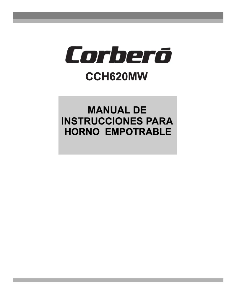 Page 1 de la notice Manuel utilisateur Corbero CCH 620 MW