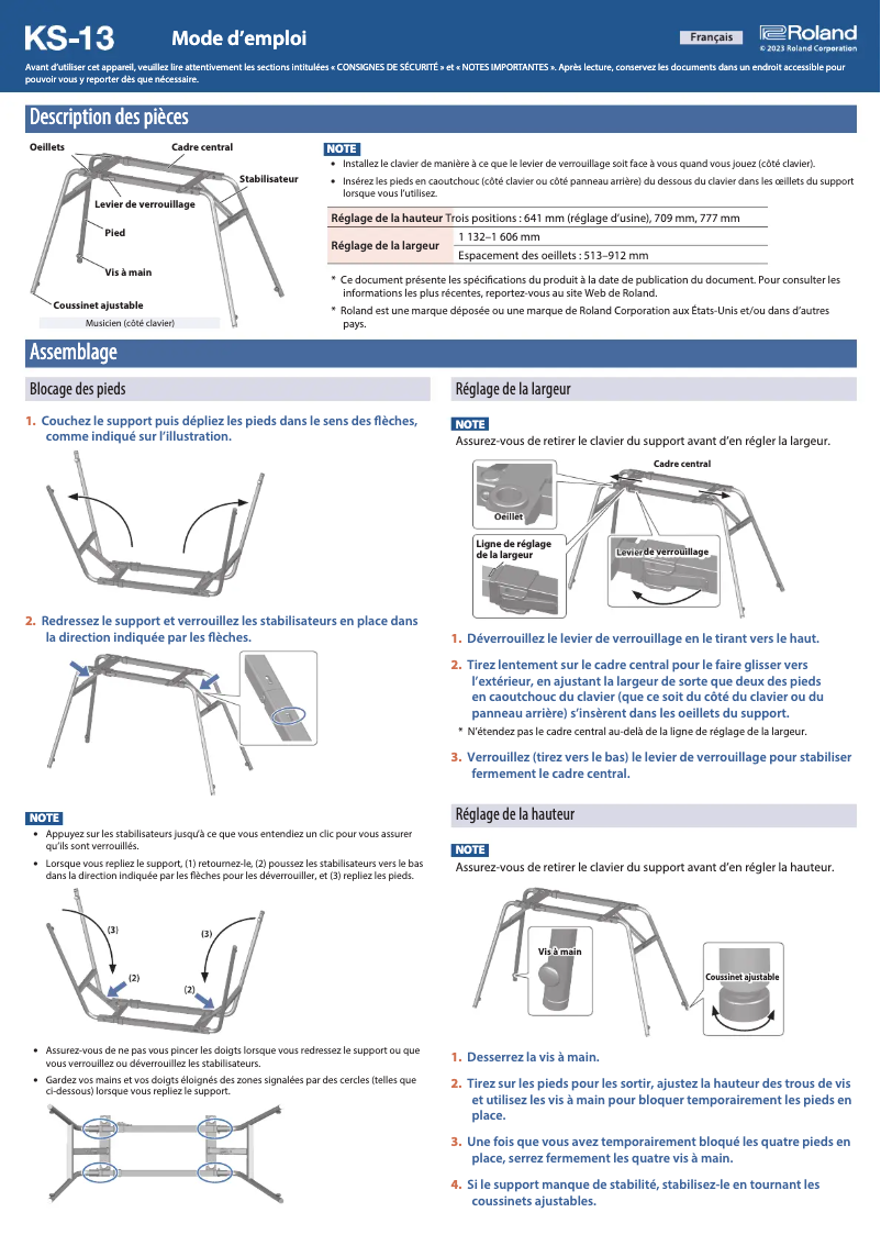 Image de la première page du manuel de l'appareil KS-13