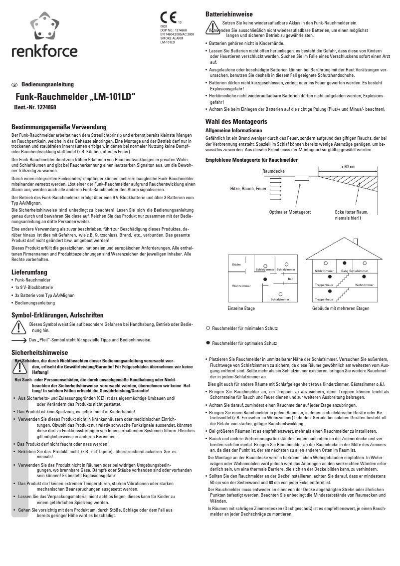 Image de la première page du manuel de l'appareil LM-101LD