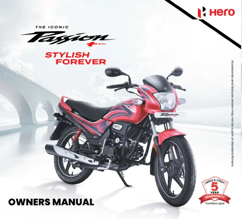 Página 1 del manual Manual de usuario Hero Passion+ (2024)