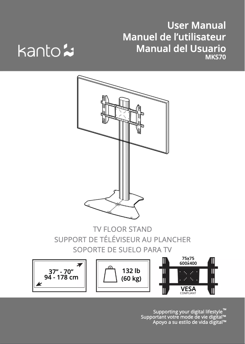 Página 1 del manual Manual de usuario Kanto MKT65