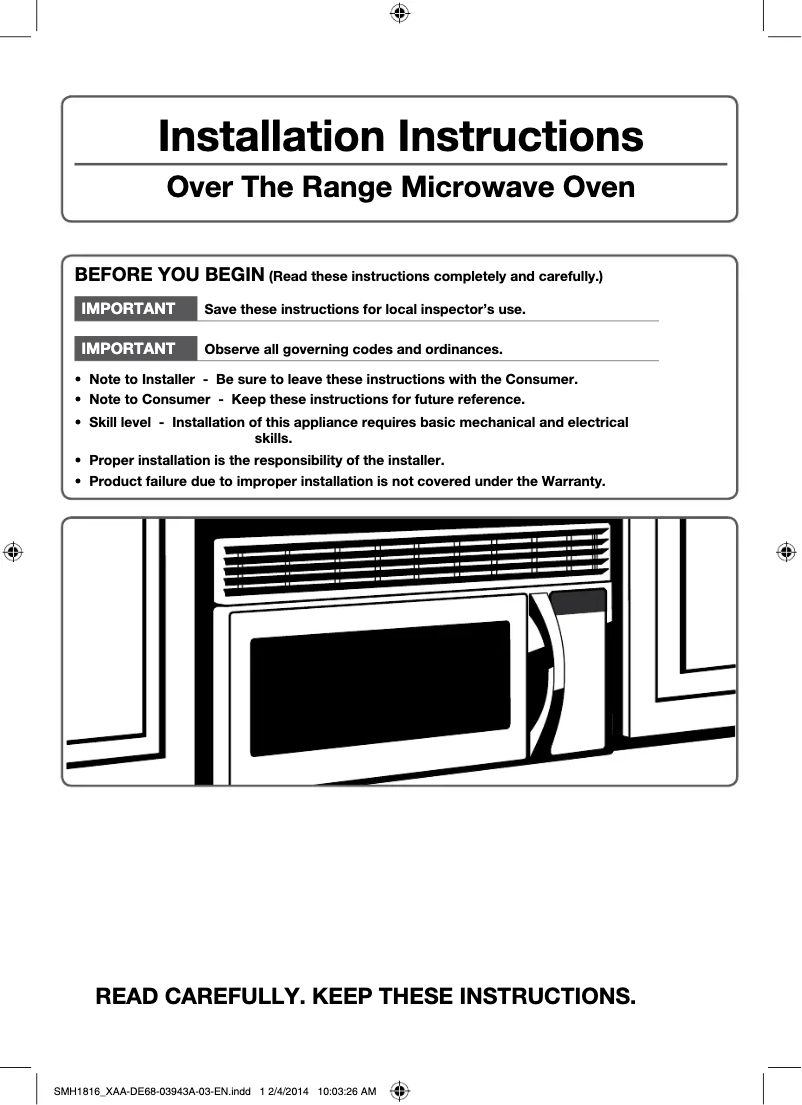 Page n°1 - Manuel utilisateur Samsung ME21F606MJT