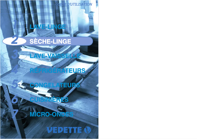 Página 1 del manual Manual de usuario Vedette VST136