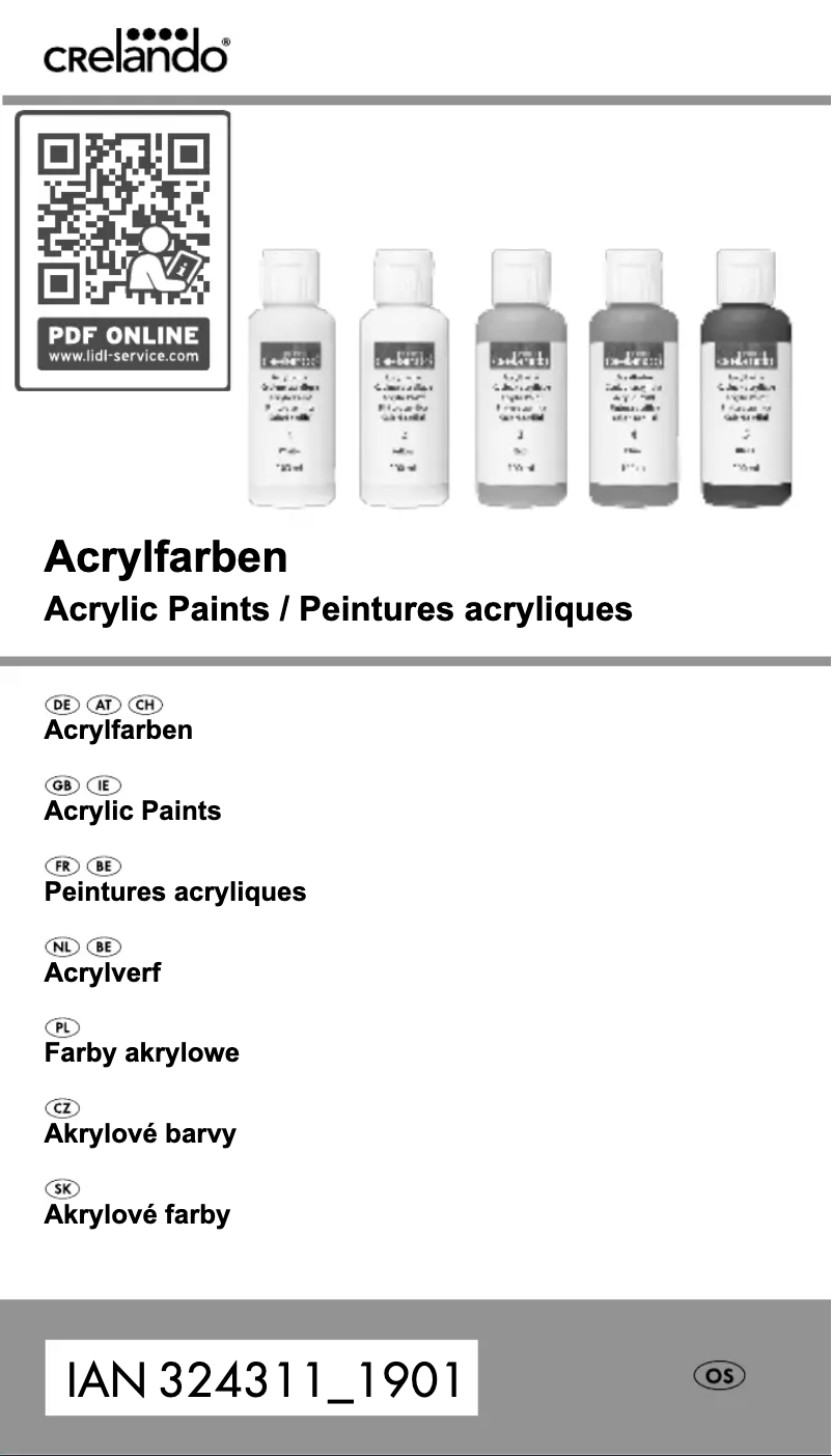 Página 1 del manual Manual de usuario Crelando IAN 324311