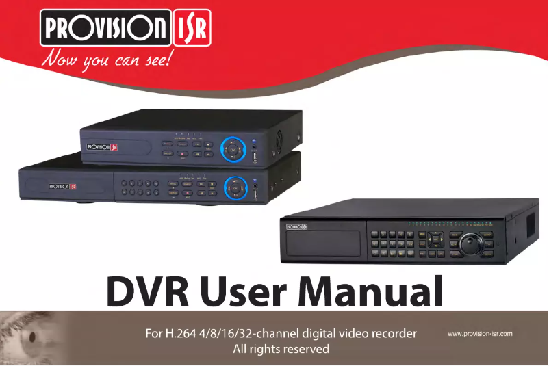 Page 1 de la notice Manuel utilisateur Provision-ISR SA-4100HD(1U)
