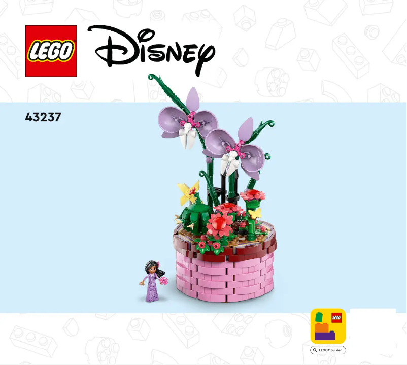 Page 1 de la notice Consignes visuelles Lego Disney 43237