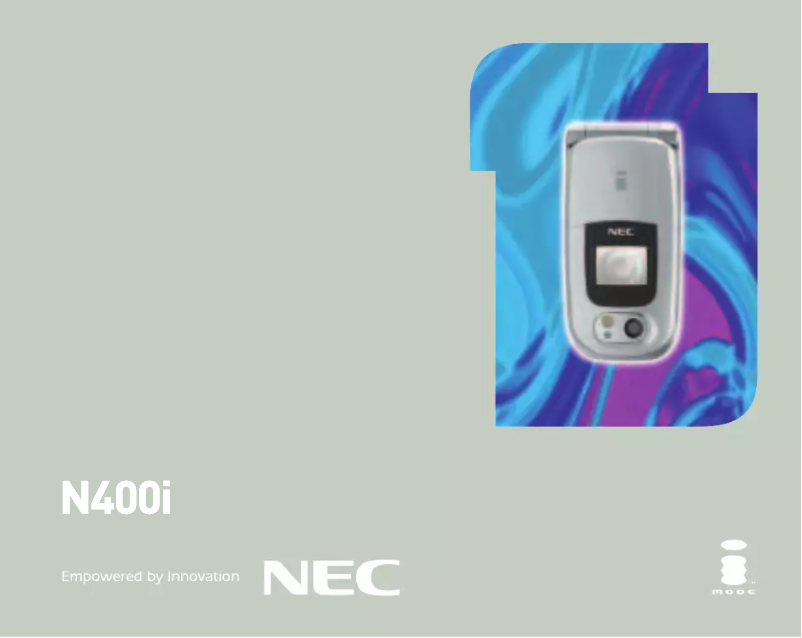 Image de la première page du manuel de l'appareil N400i