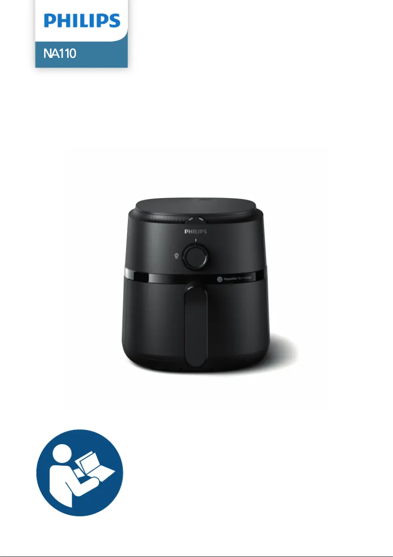 Image de la première page du manuel de l'appareil Airfryer NA110