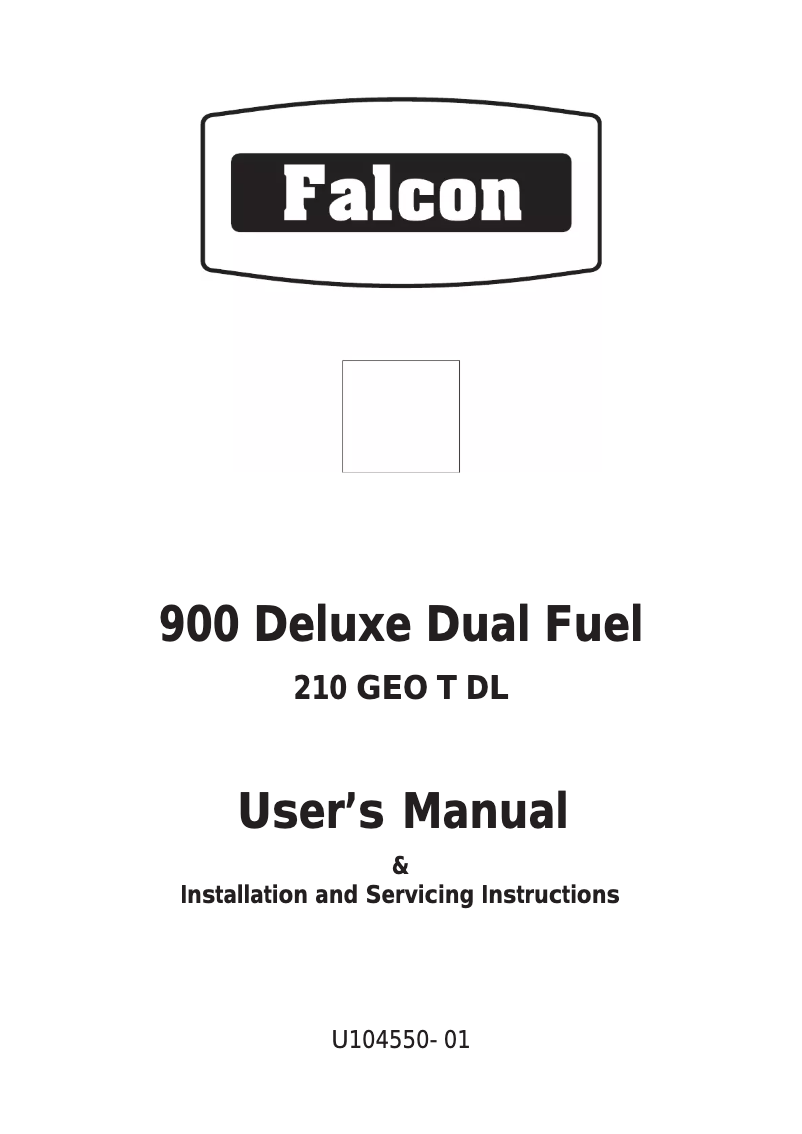 Page n°1 - Manuel utilisateur Falcon 900 deluxe inox