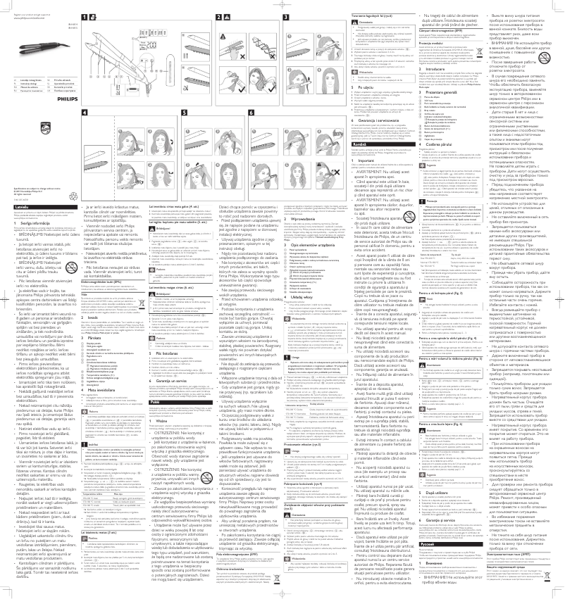 First page image of the manual for Volume Multistyler BHH814