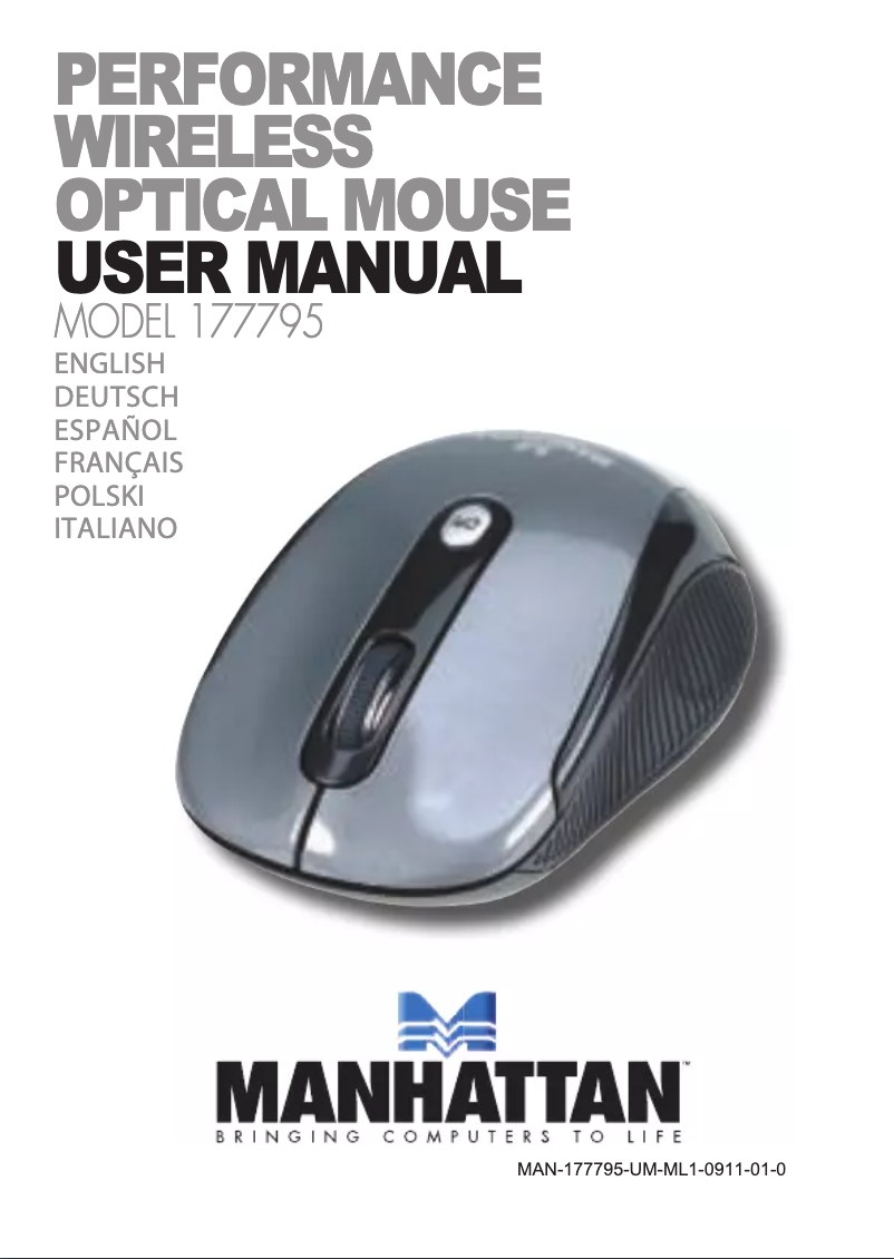 Page n°1 - Manuel utilisateur Manhattan 177795