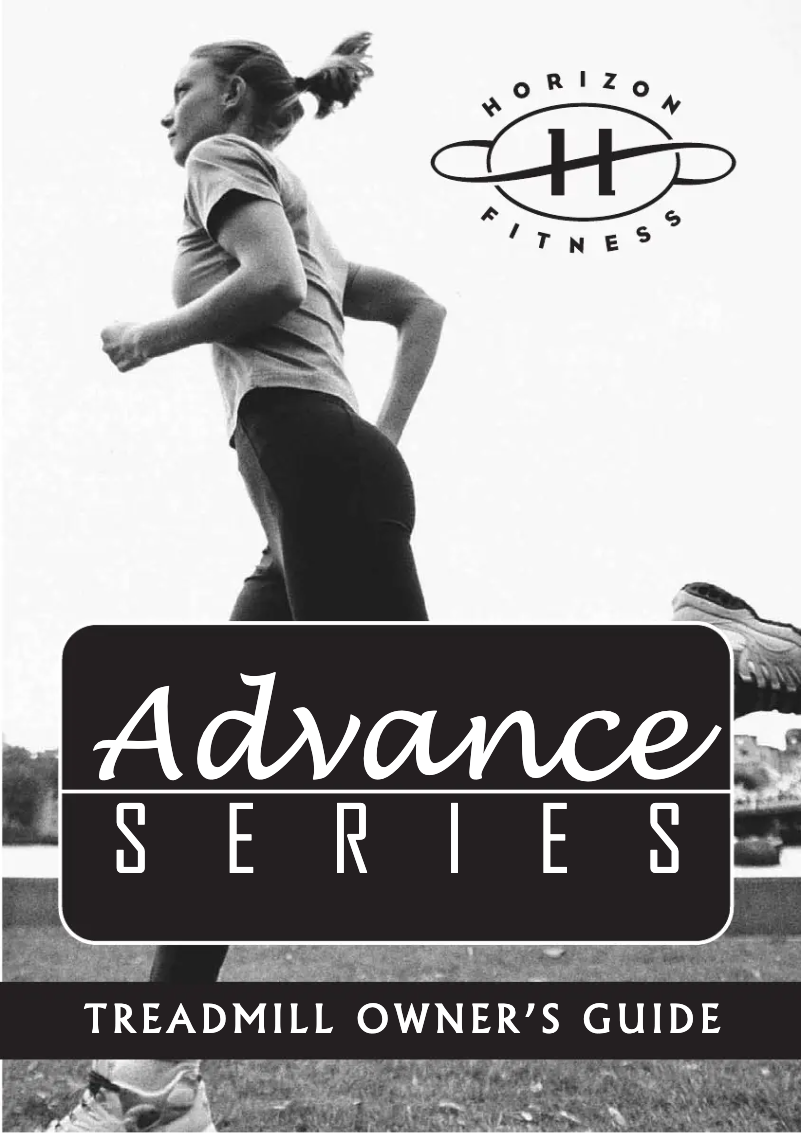 Page n°1 - Manuel utilisateur Horizon Fitness Advance 300