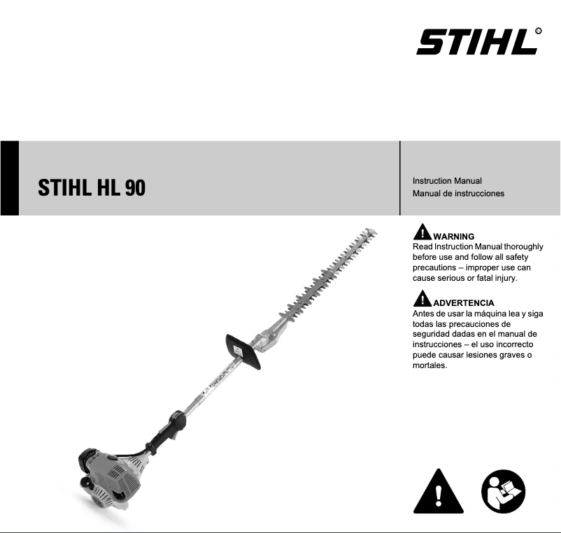Page 1 de la notice Manuel utilisateur Stihl HL 90