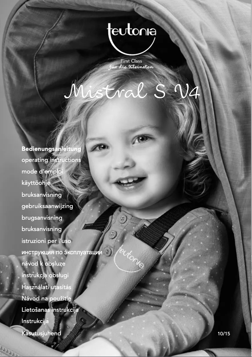 First page image of the manual for Mistral S