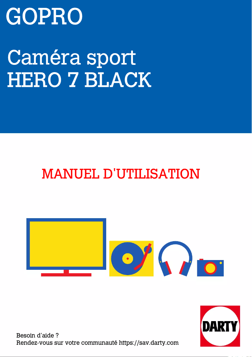 Image de la première page du manuel de l'appareil HERO 7