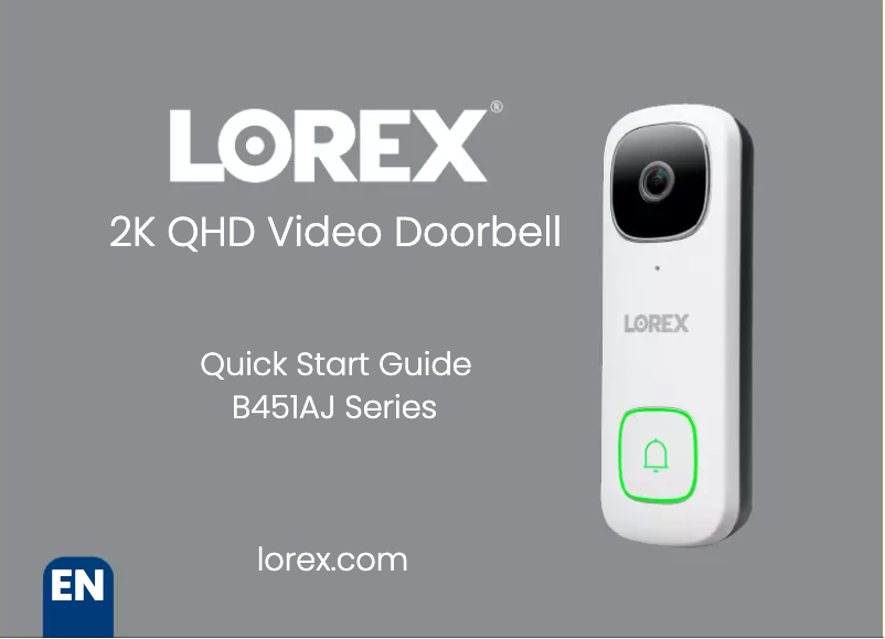Página 1 del manual Manual de instrucciones Lorex B451AJD-E