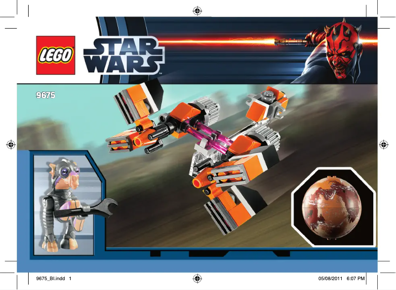 Image de la première page du manuel de l'appareil Sebulba's Podracer (TM) & Tatooine (TM)