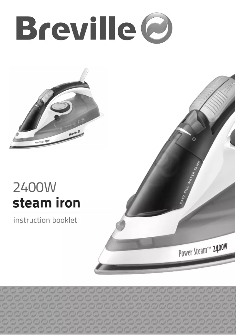 Page 1 de la notice Manuel utilisateur Breville Power Steam VIN253