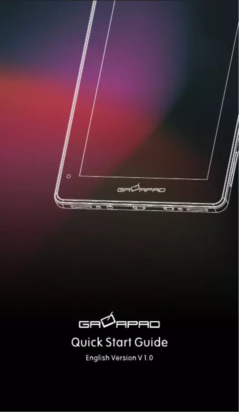 Page n°1 - Manuel utilisateur XpertVision Galapad 7