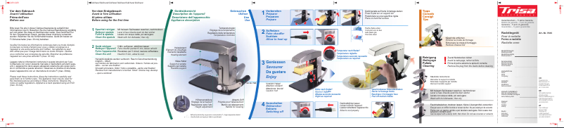 Image de la première page du manuel de l'appareil Raclette 7545-75