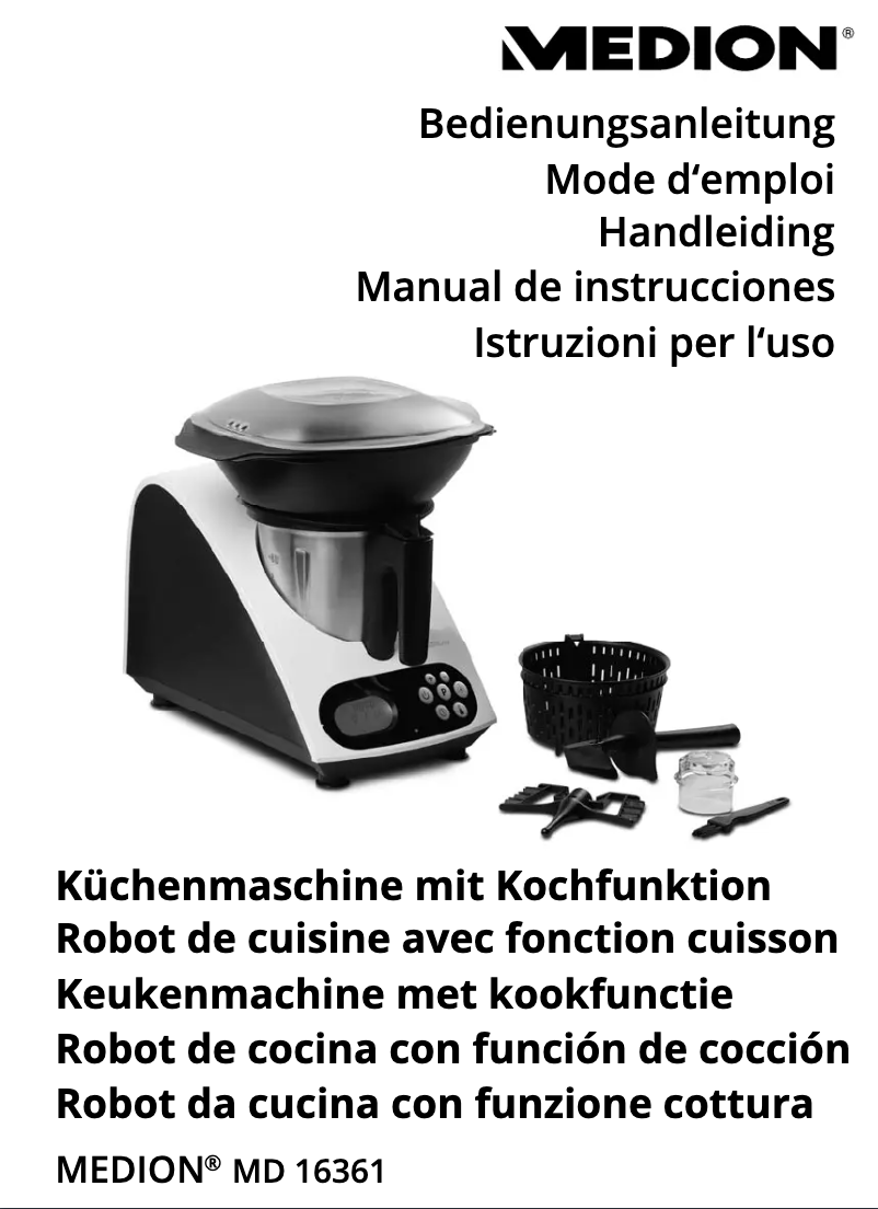 Image de la première page du manuel de l'appareil MD 16361