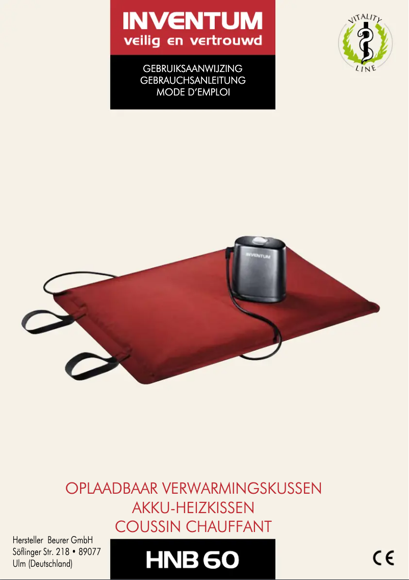 Page 1 de la notice Manuel utilisateur Inventum HNB60