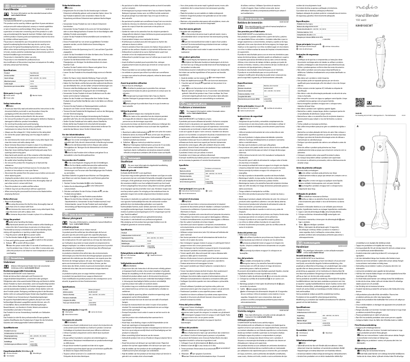 Page 1 de la notice Manuel utilisateur Nedis KAHB100CWT