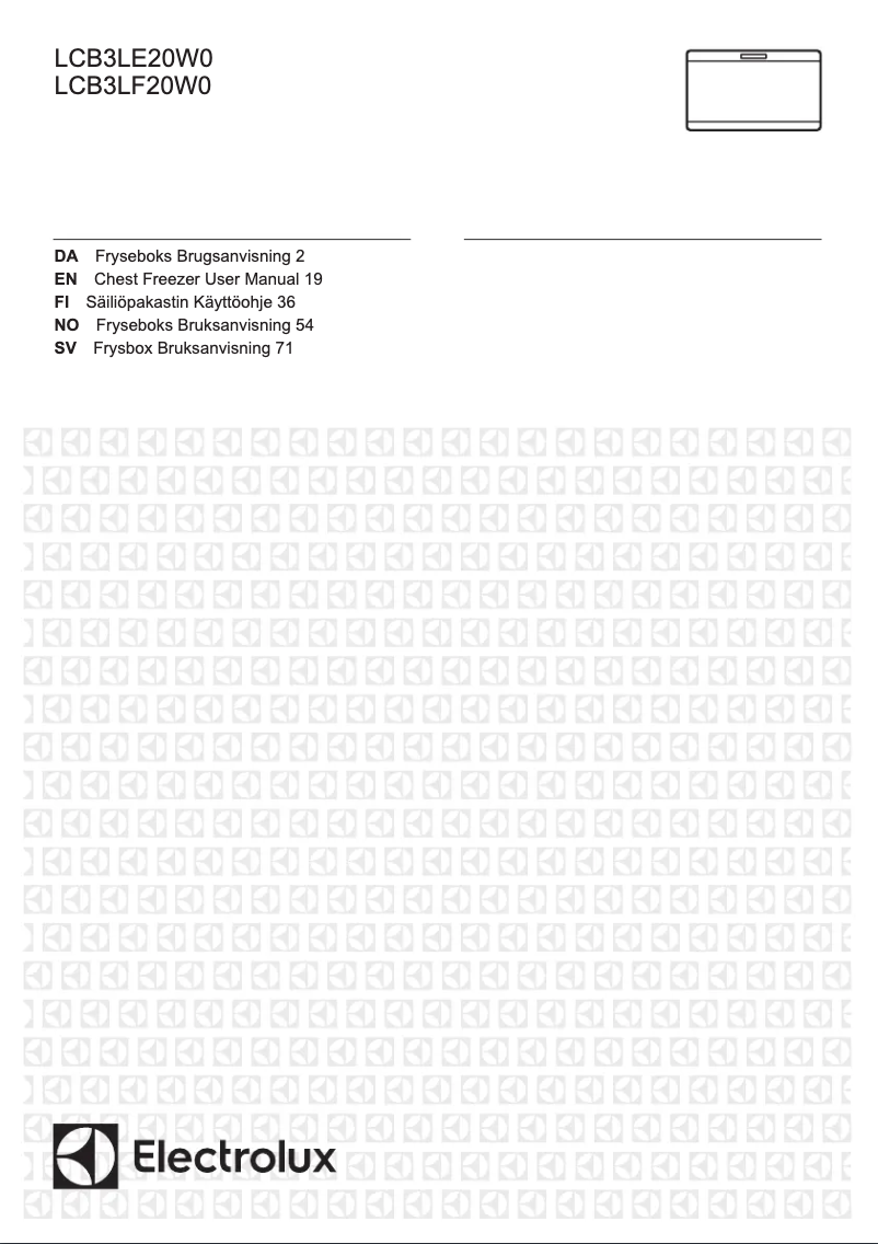 Image de la première page du manuel de l'appareil LCB3LE20W0