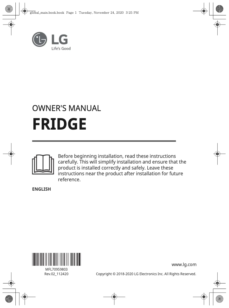 Image de la première page du manuel de l'appareil KL5241SWJZ