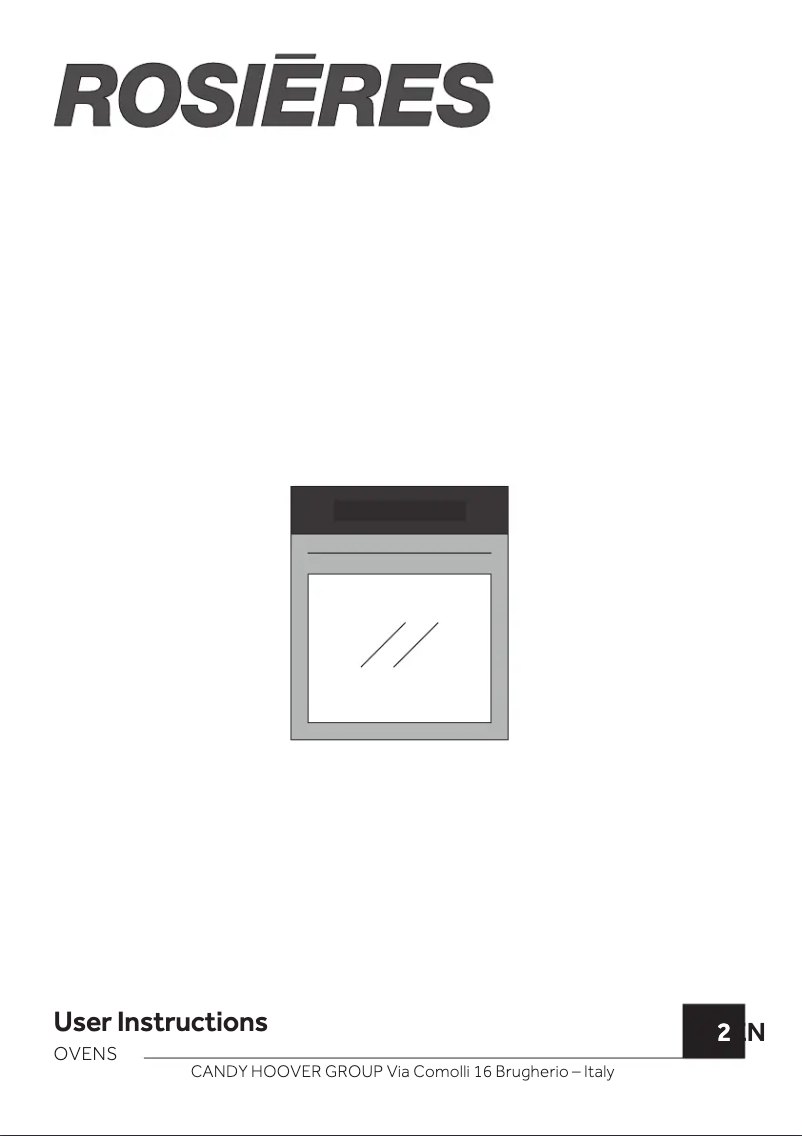 Page 1 de la notice Manuel utilisateur Rosieres RFC5M749PN WIFI