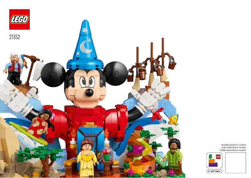 Page 1 de la notice Manuel utilisateur Lego Ideas 21352