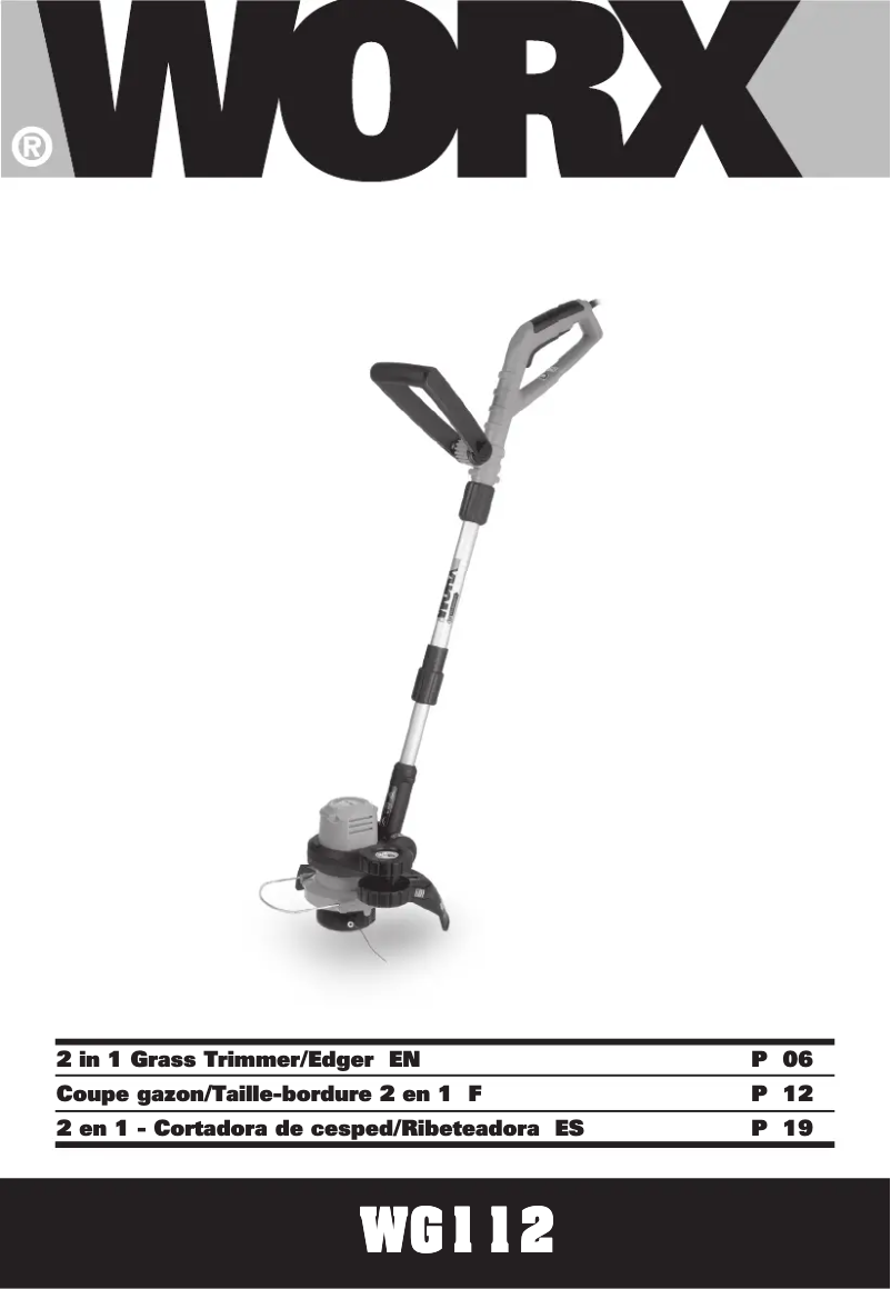 Página 1 del manual Manual de usuario Worx WG112