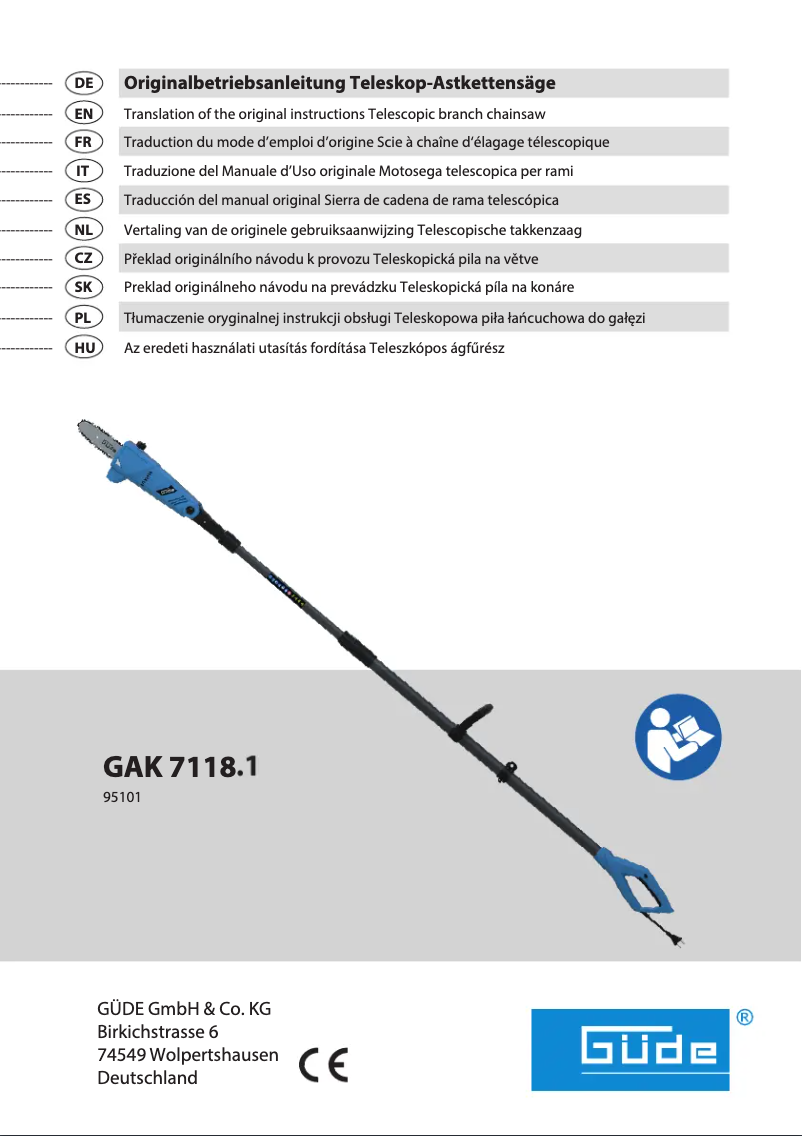 Image de la première page du manuel de l'appareil GAK 7118.1