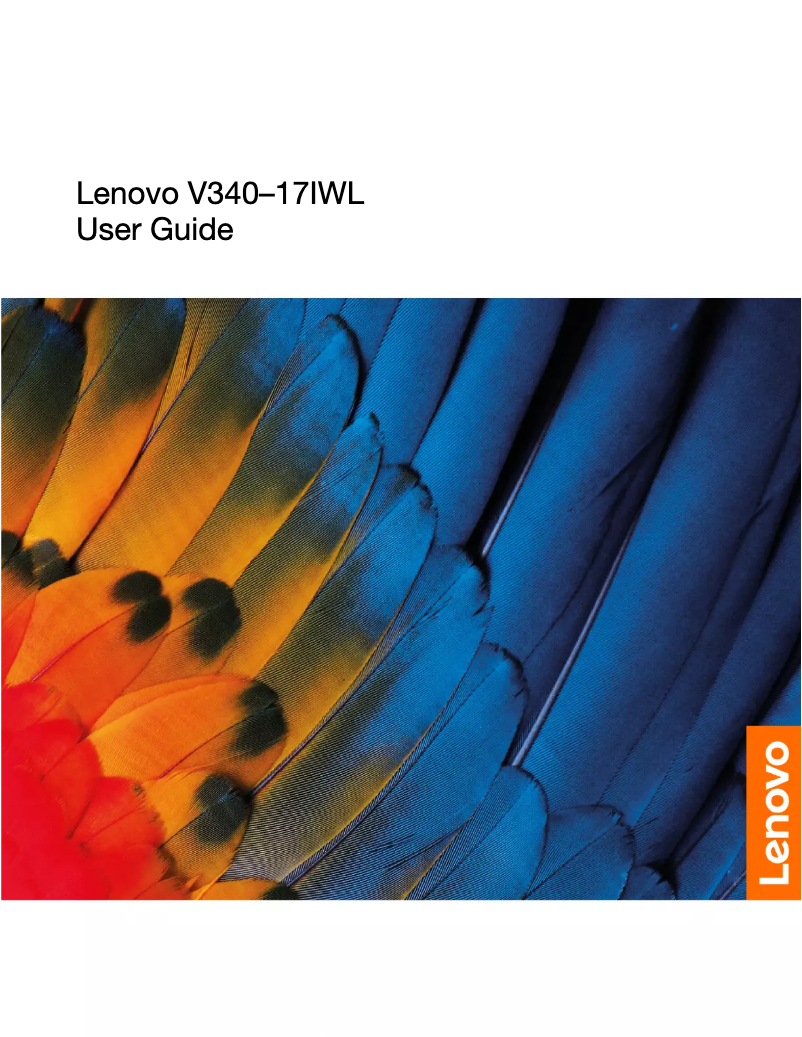 Page n°1 - Manuel utilisateur Lenovo V340-17IWL