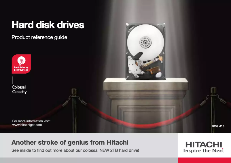 Page n°1 - Manuel utilisateur HGST 5K320