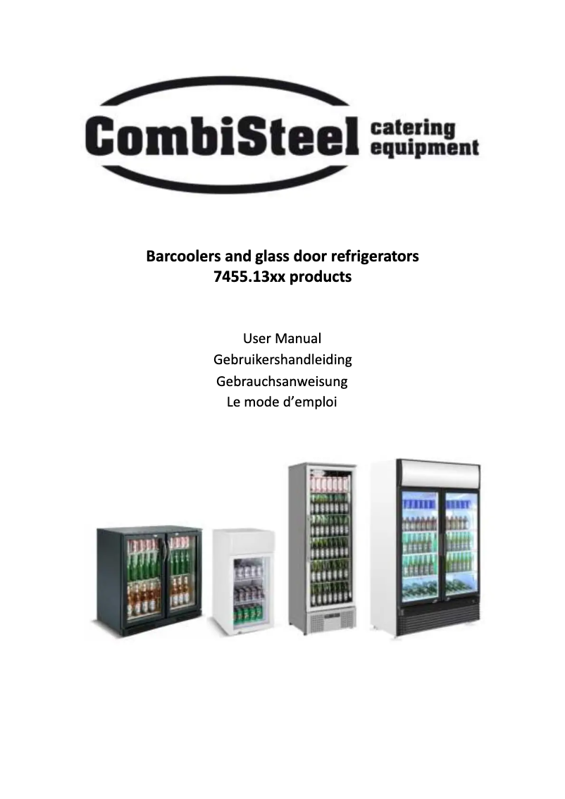 Page n°1 - Manuel utilisateur CombiSteel 7455.1300