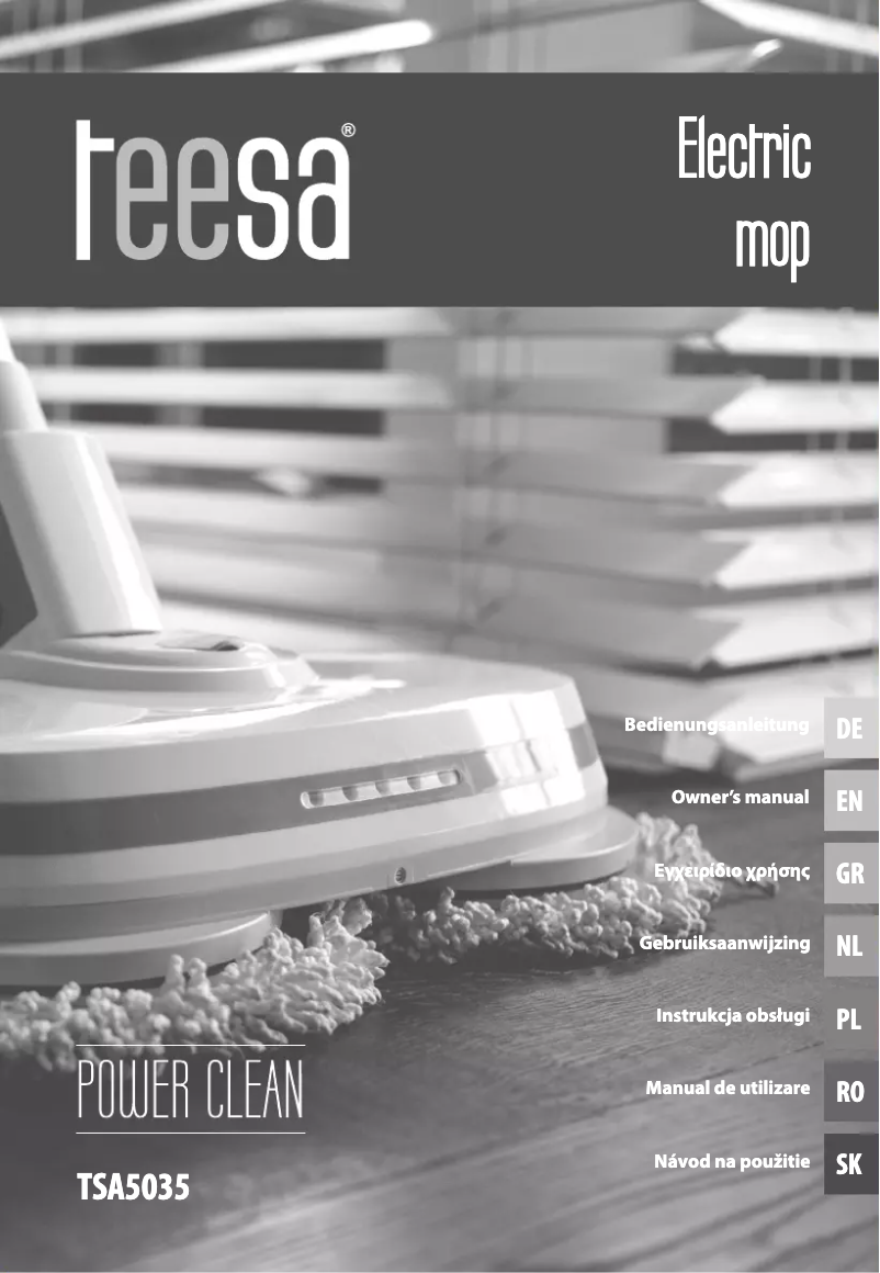 Page 1 de la notice Manuel utilisateur Teesa Power Clean TSA5035