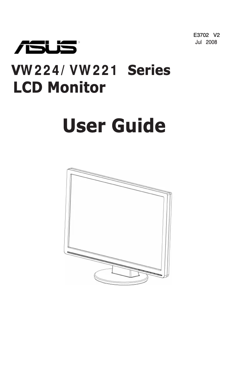 Page n°1 - Manuel utilisateur Asus VW224