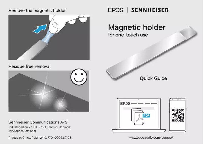 Page n°1 - Manuel utilisateur Sennheiser EPOS Impact SC 260 USB MS II