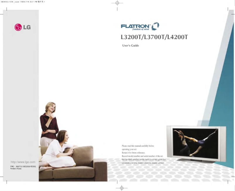 Page 1 de la notice Manuel utilisateur LG L4200TF