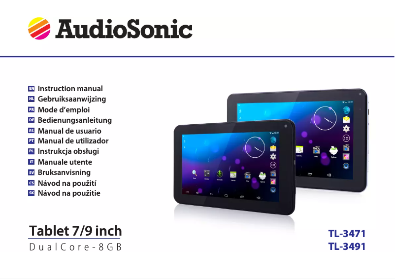 Página 1 del manual Manual de usuario AudioSonic TL-3471