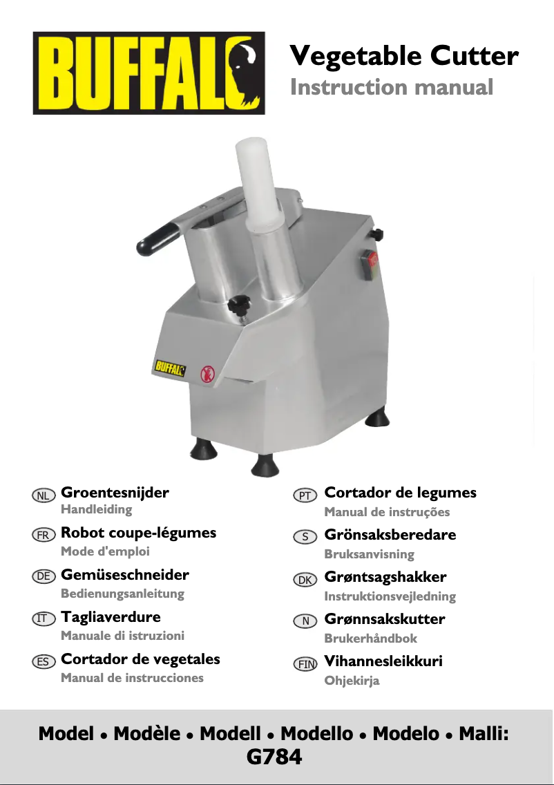 Page 1 de la notice Manuel utilisateur Buffalo G784