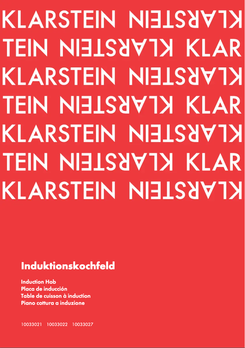 Image de la première page du manuel de l'appareil 10033021