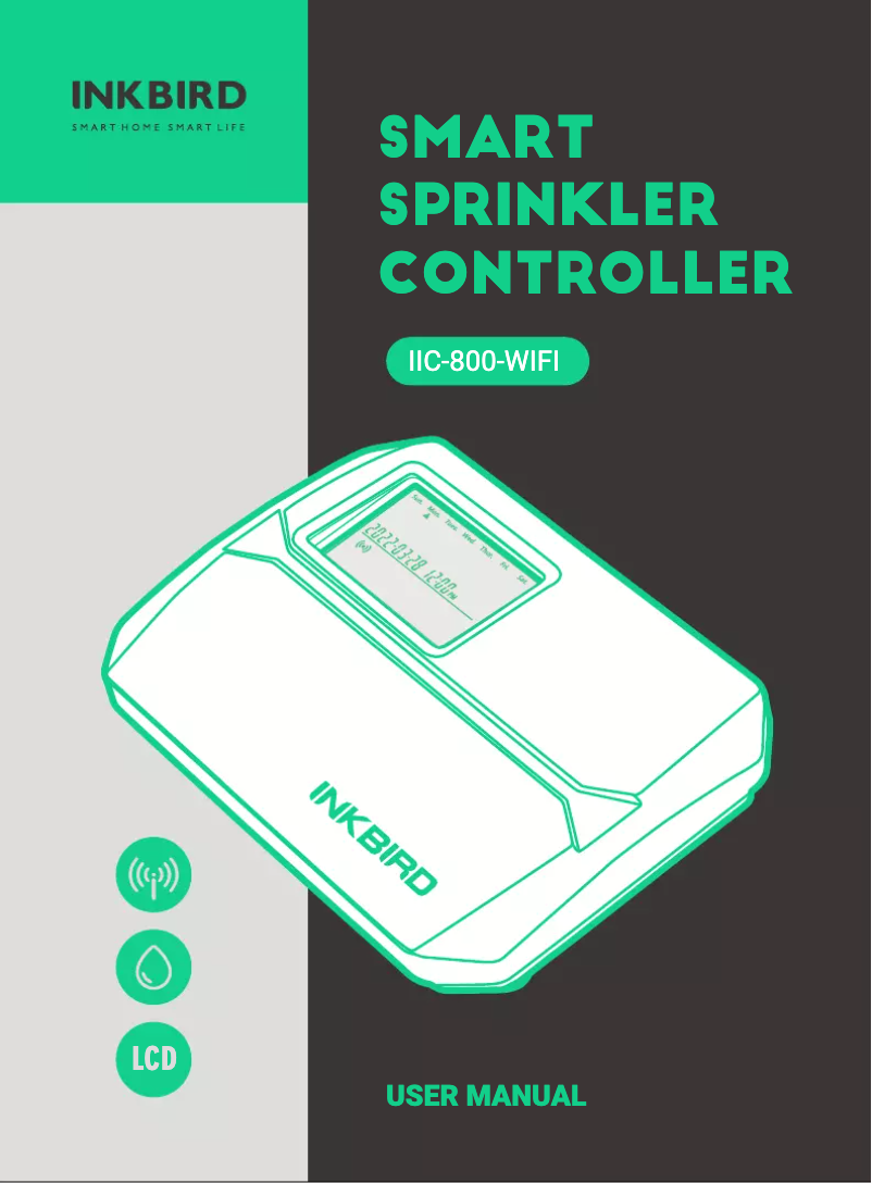 Page 1 de la notice Manuel utilisateur Inkbird IIC-800-WIFI